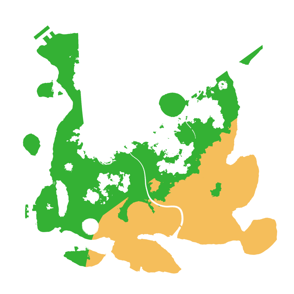Biome Rust Map: Procedural Map, Size: 3250, Seed: 1389783554