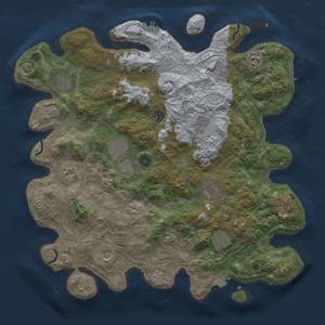 Thumbnail Rust Map: Procedural Map, Size: 4250, Seed: 1145141989, 19 Monuments