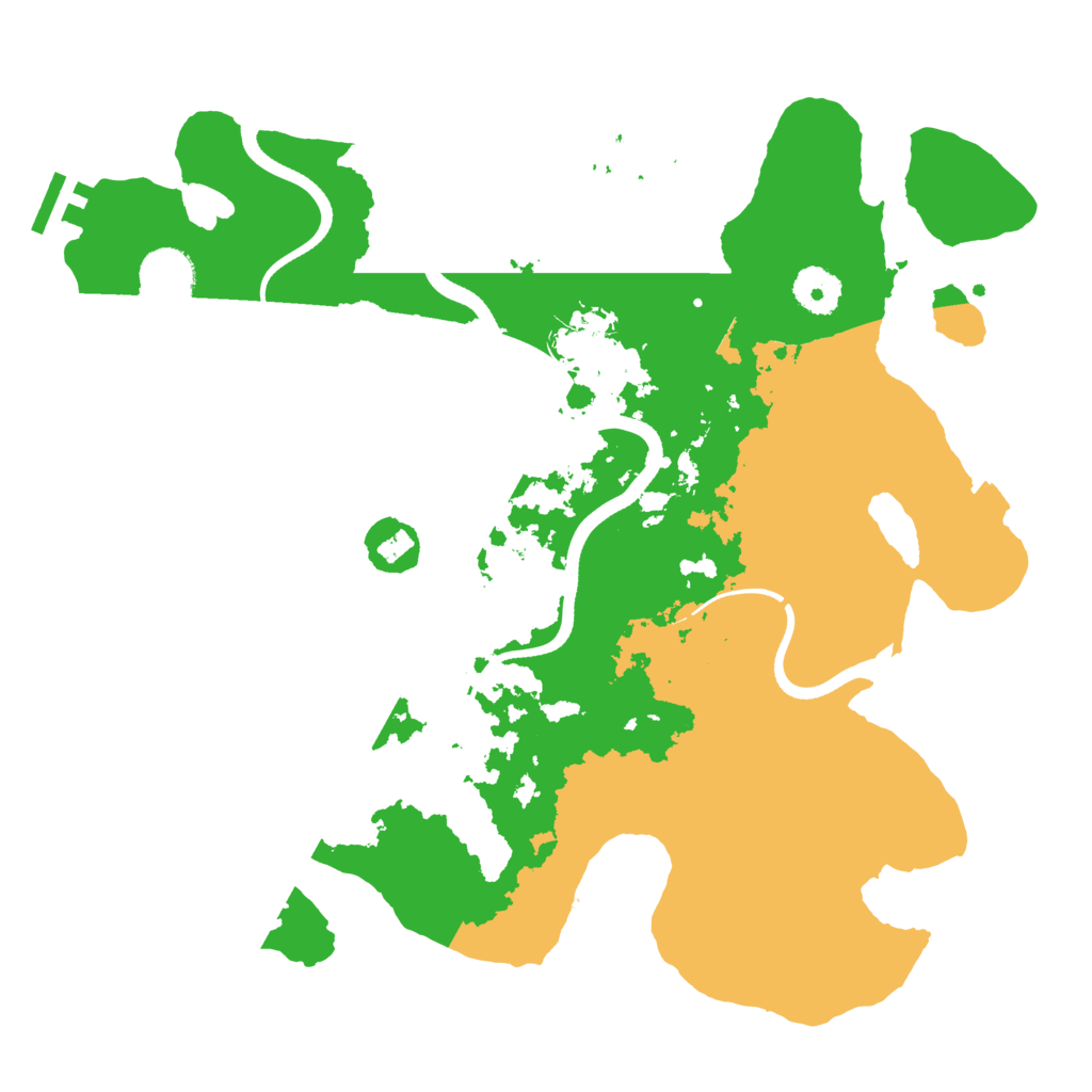 Biome Rust Map: Procedural Map, Size: 3500, Seed: 1130127424