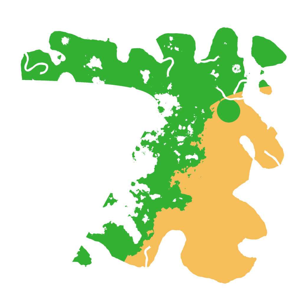 Biome Rust Map: Procedural Map, Size: 3500, Seed: 1130127424