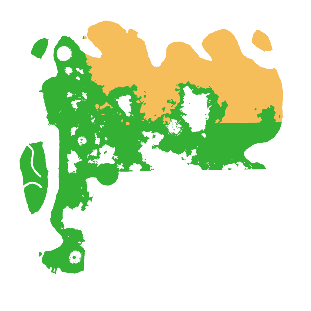 Biome Rust Map: Procedural Map, Size: 3700, Seed: 2105451918