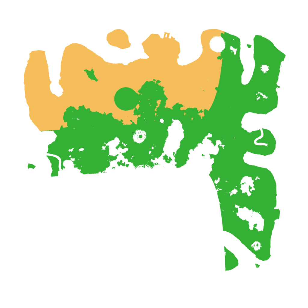 Biome Rust Map: Procedural Map, Size: 3500, Seed: 828456696