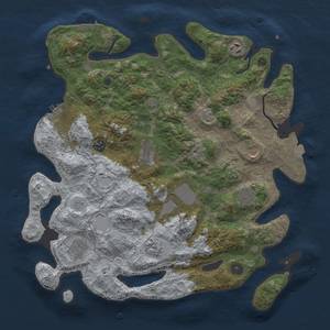 Thumbnail Rust Map: Procedural Map, Size: 4000, Seed: 37741886, 17 Monuments