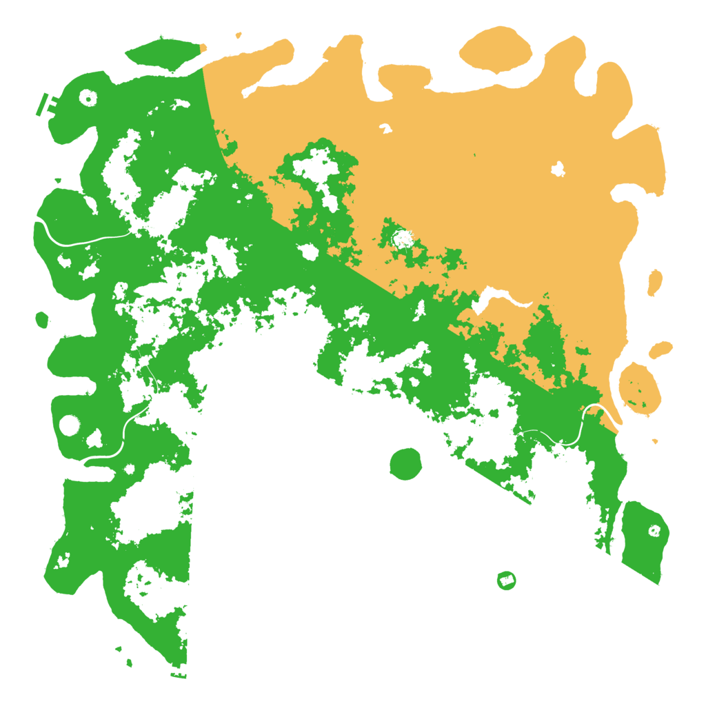 Biome Rust Map: Procedural Map, Size: 6000, Seed: 121501074