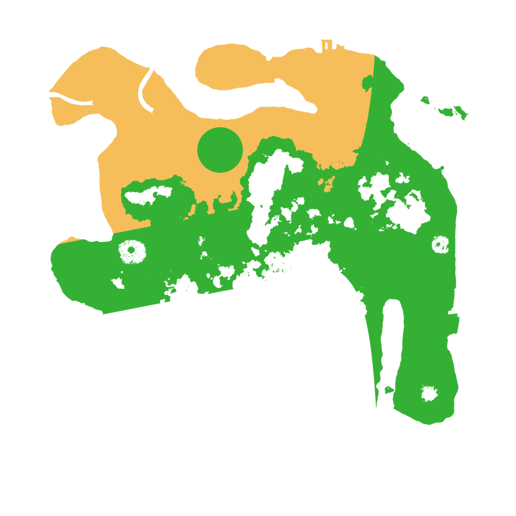 Biome Rust Map: Procedural Map, Size: 3000, Seed: 979566751