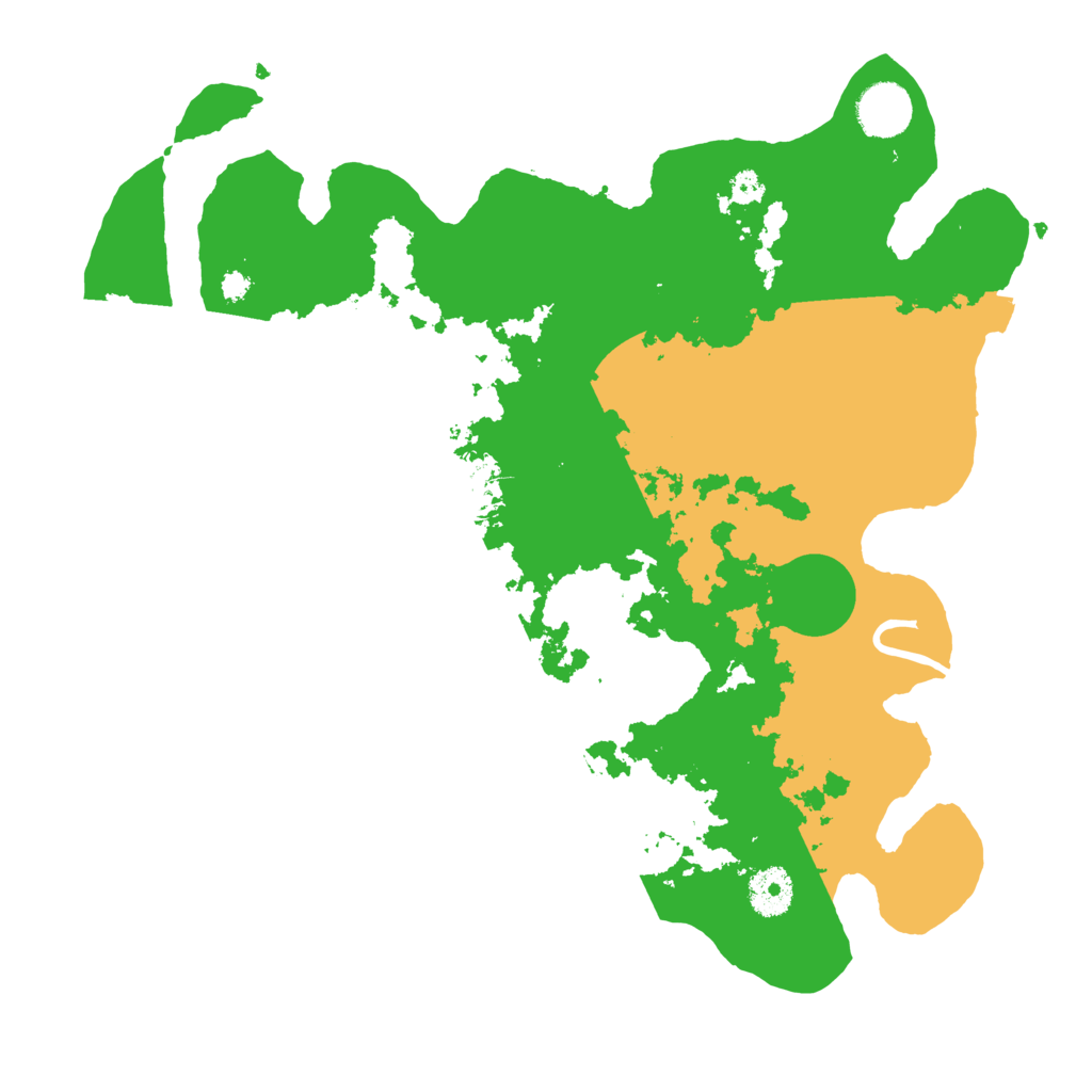 Biome Rust Map: Procedural Map, Size: 3500, Seed: 476684413