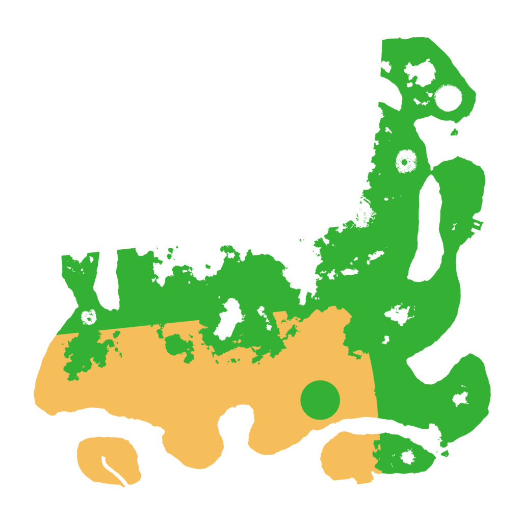 Biome Rust Map: Procedural Map, Size: 3500, Seed: 2024011202