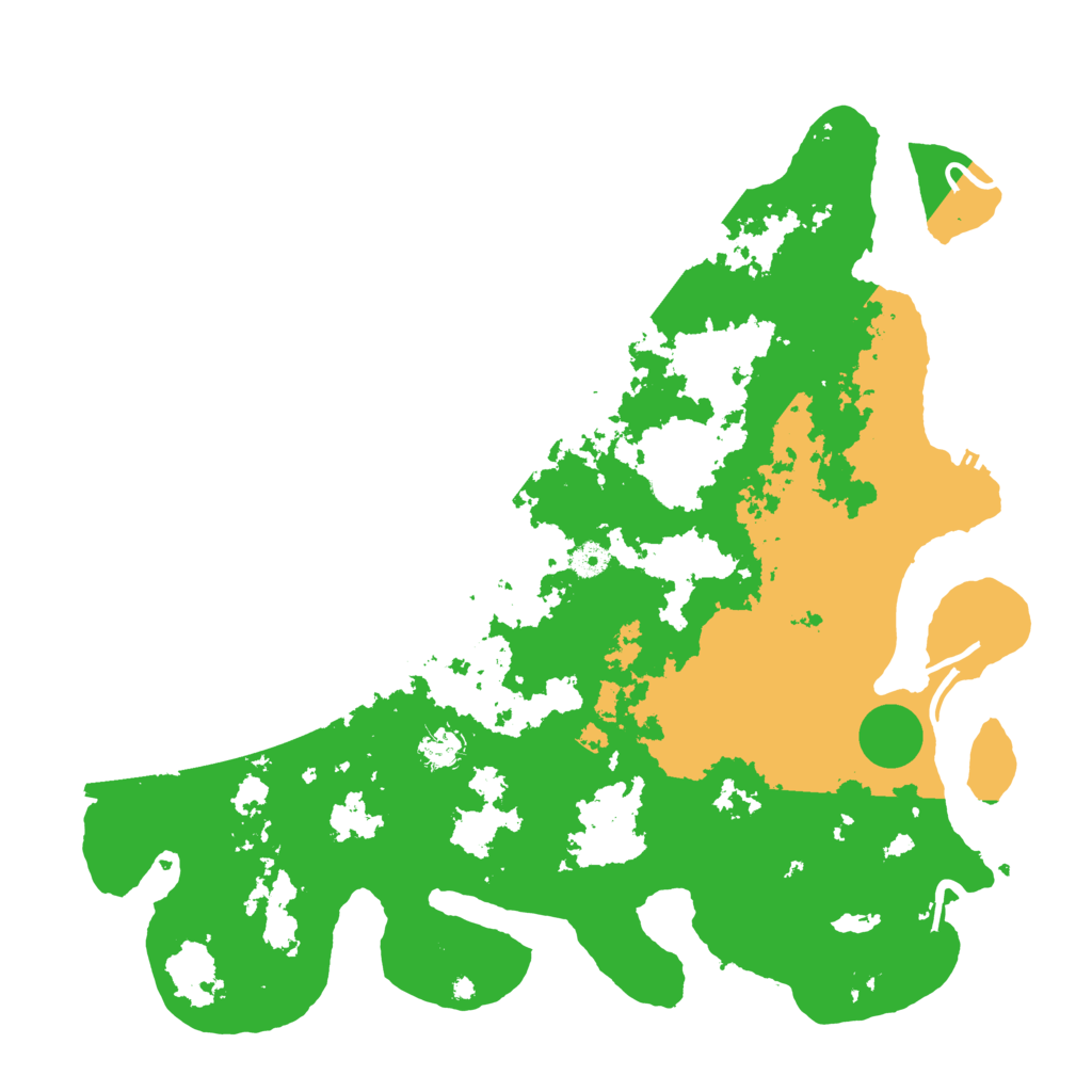 Biome Rust Map: Procedural Map, Size: 4500, Seed: 13192021