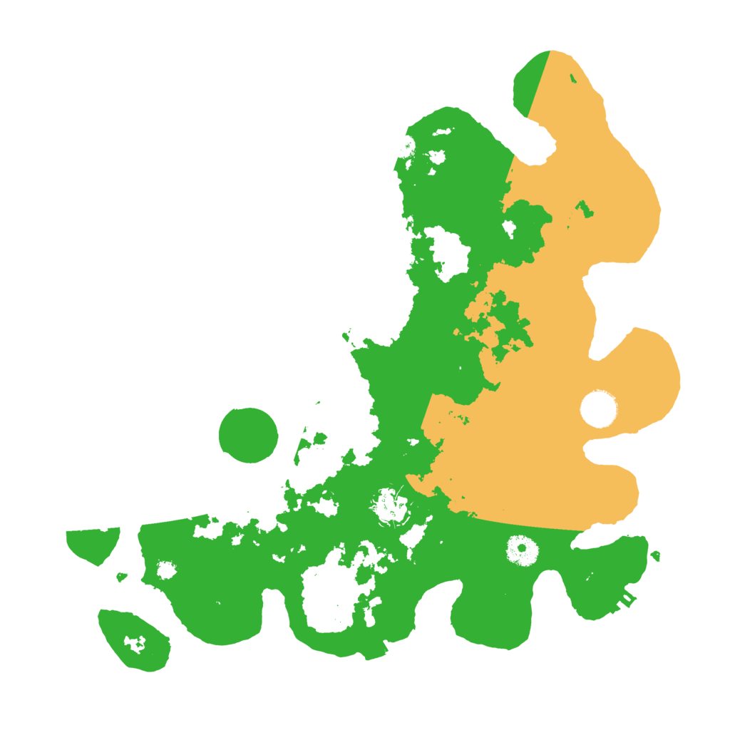 Biome Rust Map: Procedural Map, Size: 3500, Seed: 1293096747