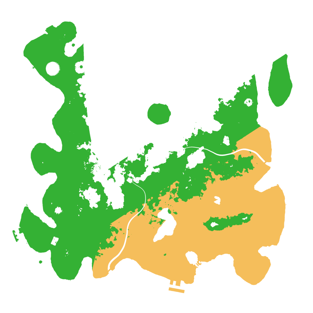 Biome Rust Map: Procedural Map, Size: 4000, Seed: 371969966