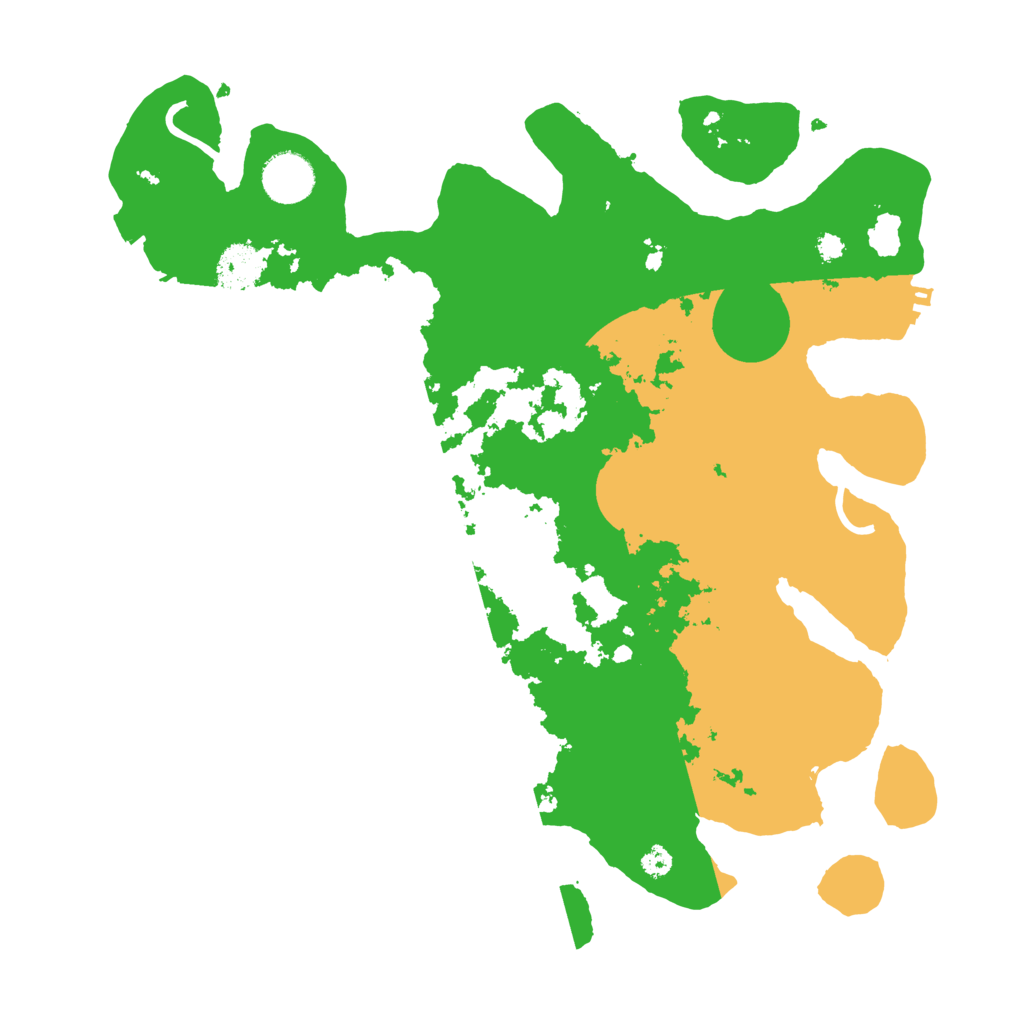 Biome Rust Map: Procedural Map, Size: 3500, Seed: 2028866106