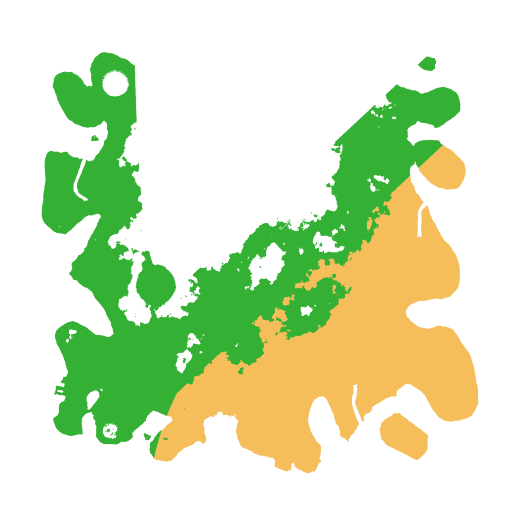 Biome Rust Map: Procedural Map, Size: 3500, Seed: 79685651