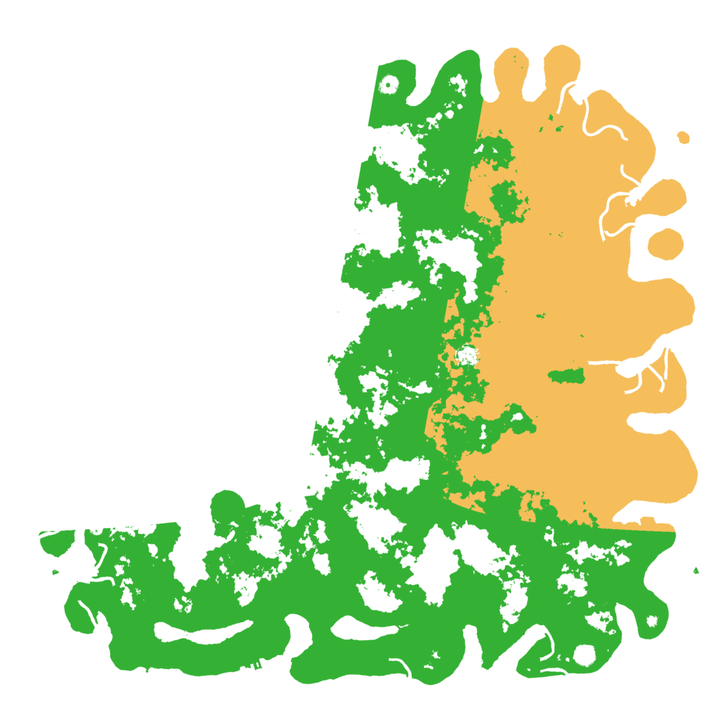 Biome Rust Map: Procedural Map, Size: 6000, Seed: 101010101