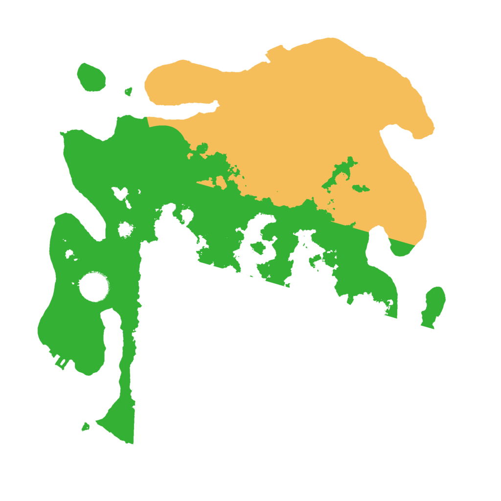 Biome Rust Map: Procedural Map, Size: 3000, Seed: 1357760884