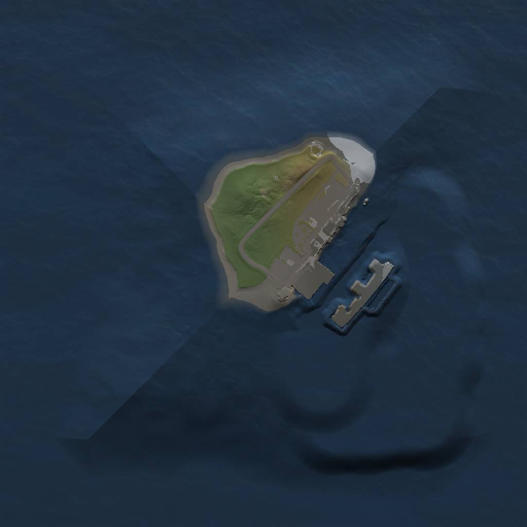 Rust Map: Procedural Map, Size: 1000, Seed: 321630164, 2 Monuments