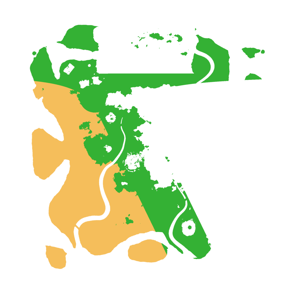 Biome Rust Map: Procedural Map, Size: 3000, Seed: 32074