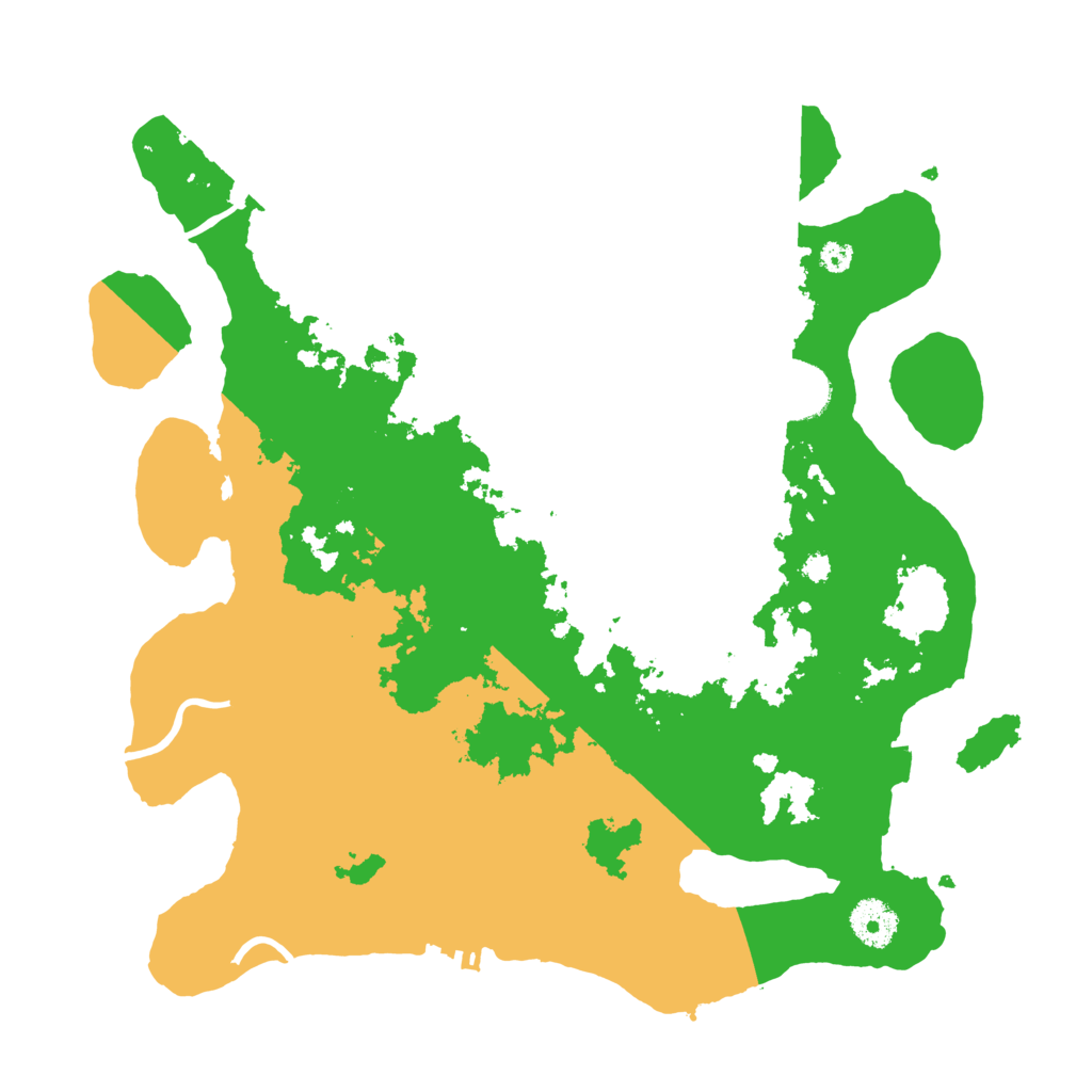 Biome Rust Map: Procedural Map, Size: 3500, Seed: 1663390066