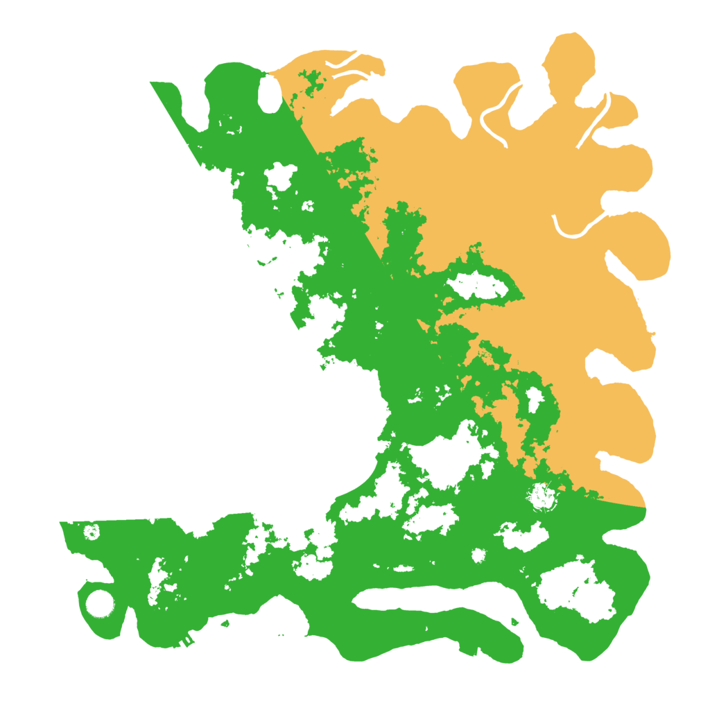 Biome Rust Map: Procedural Map, Size: 4500, Seed: 280705786