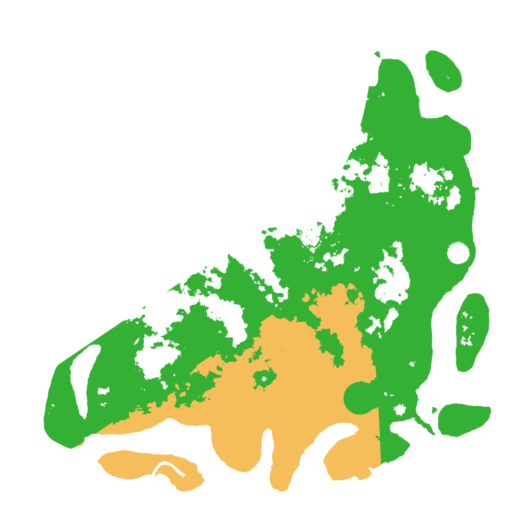 Biome Rust Map: Procedural Map, Size: 4200, Seed: 33458478