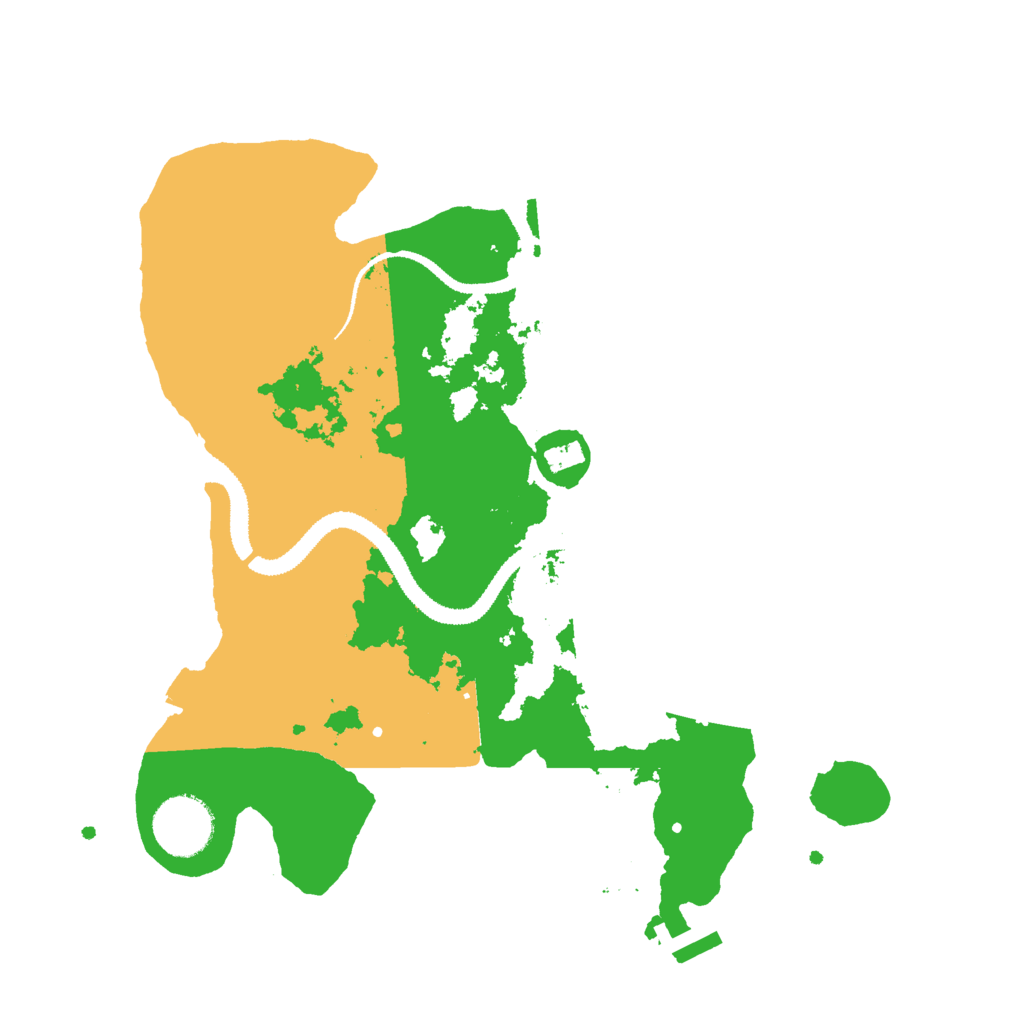 Biome Rust Map: Procedural Map, Size: 3000, Seed: 663702151