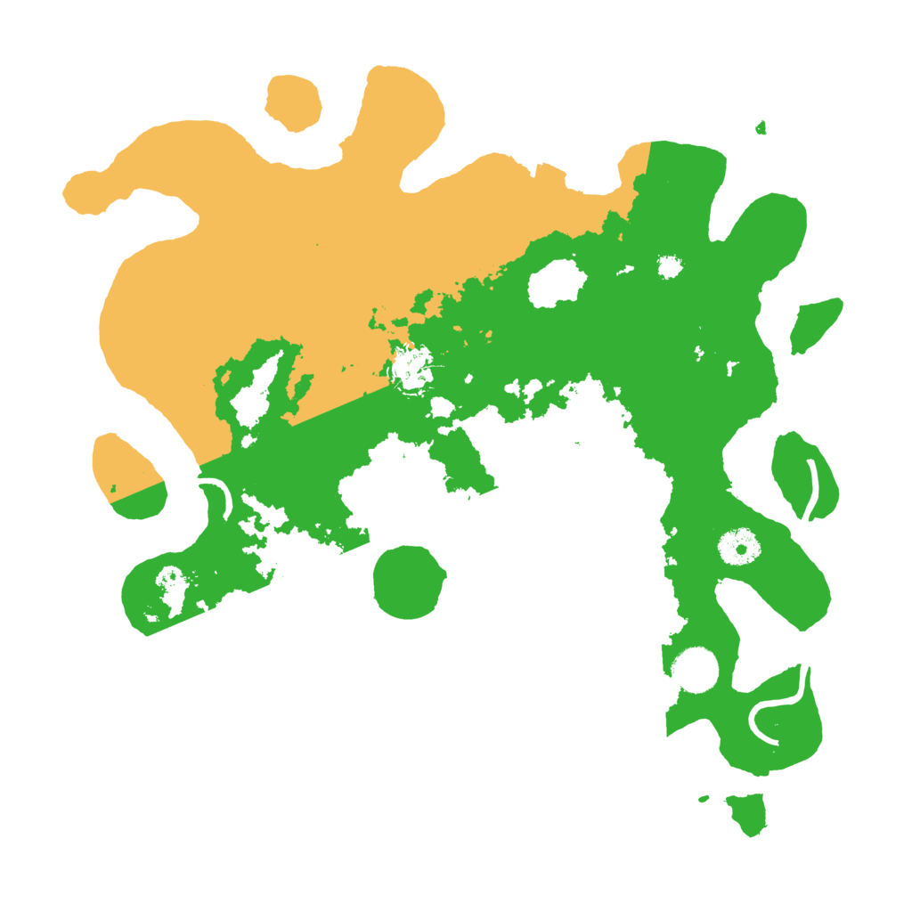 Biome Rust Map: Procedural Map, Size: 3500, Seed: 1577703115