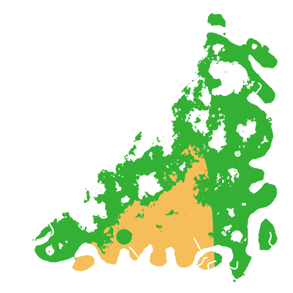 Biome Rust Map: Procedural Map, Size: 5000, Seed: 32232232