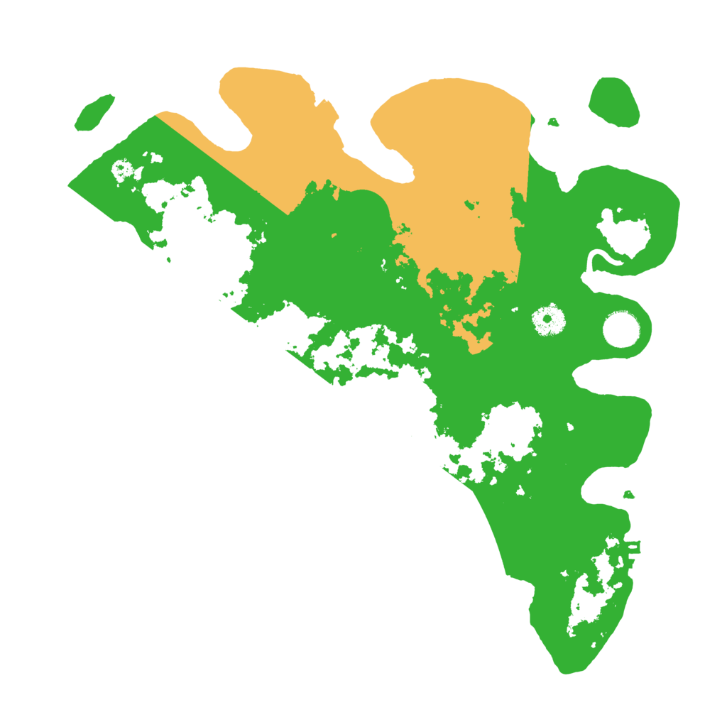 Biome Rust Map: Procedural Map, Size: 3500, Seed: 1407473244