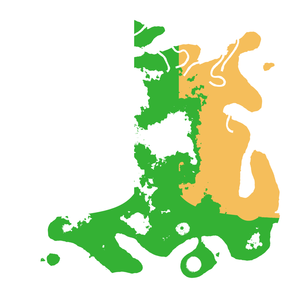 Biome Rust Map: Procedural Map, Size: 3500, Seed: 9143463