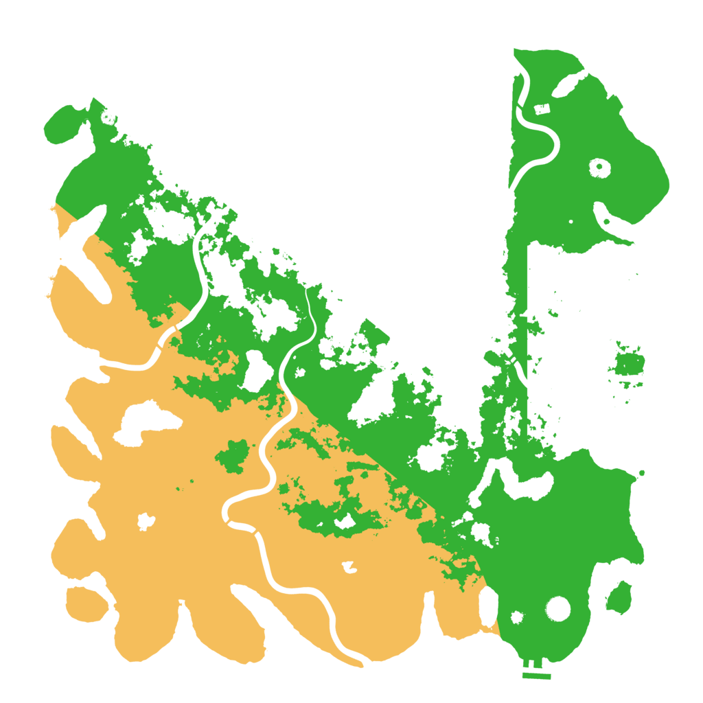 Biome Rust Map: Procedural Map, Size: 5000, Seed: 322737537