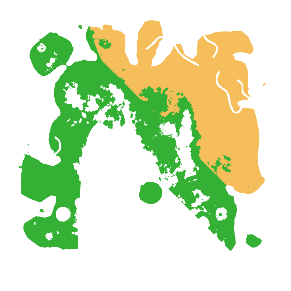 Biome Rust Map: Procedural Map, Size: 3500, Seed: 2091907342