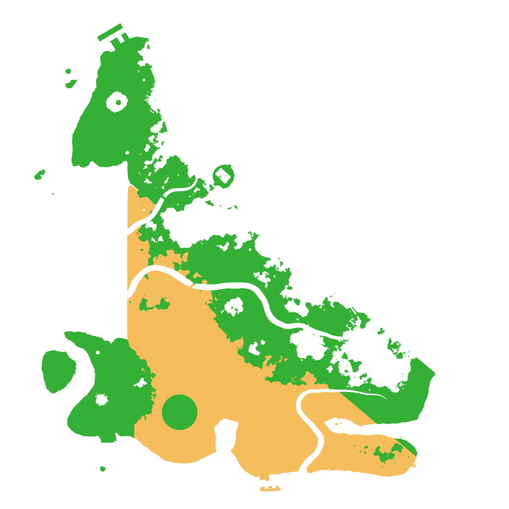 Biome Rust Map: Procedural Map, Size: 3800, Seed: 873931