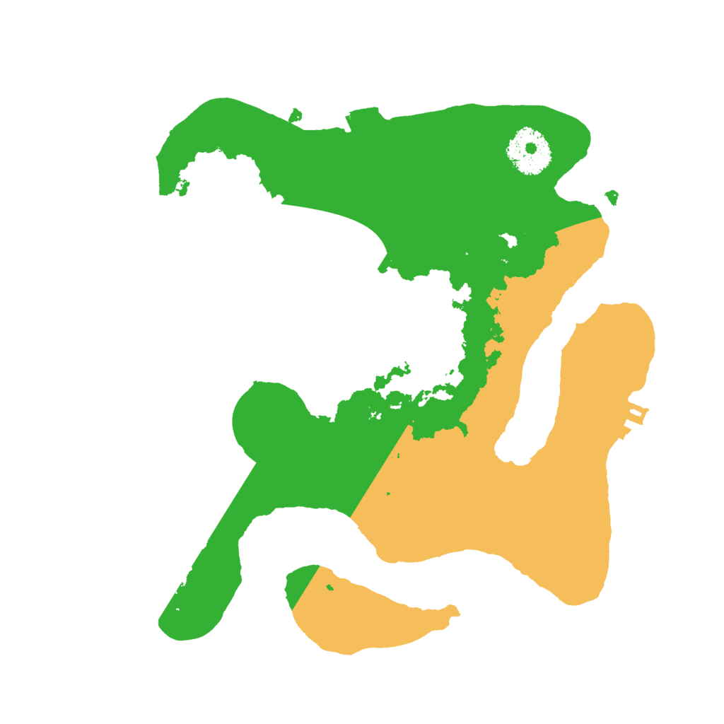 Biome Rust Map: Procedural Map, Size: 2500, Seed: 126569897