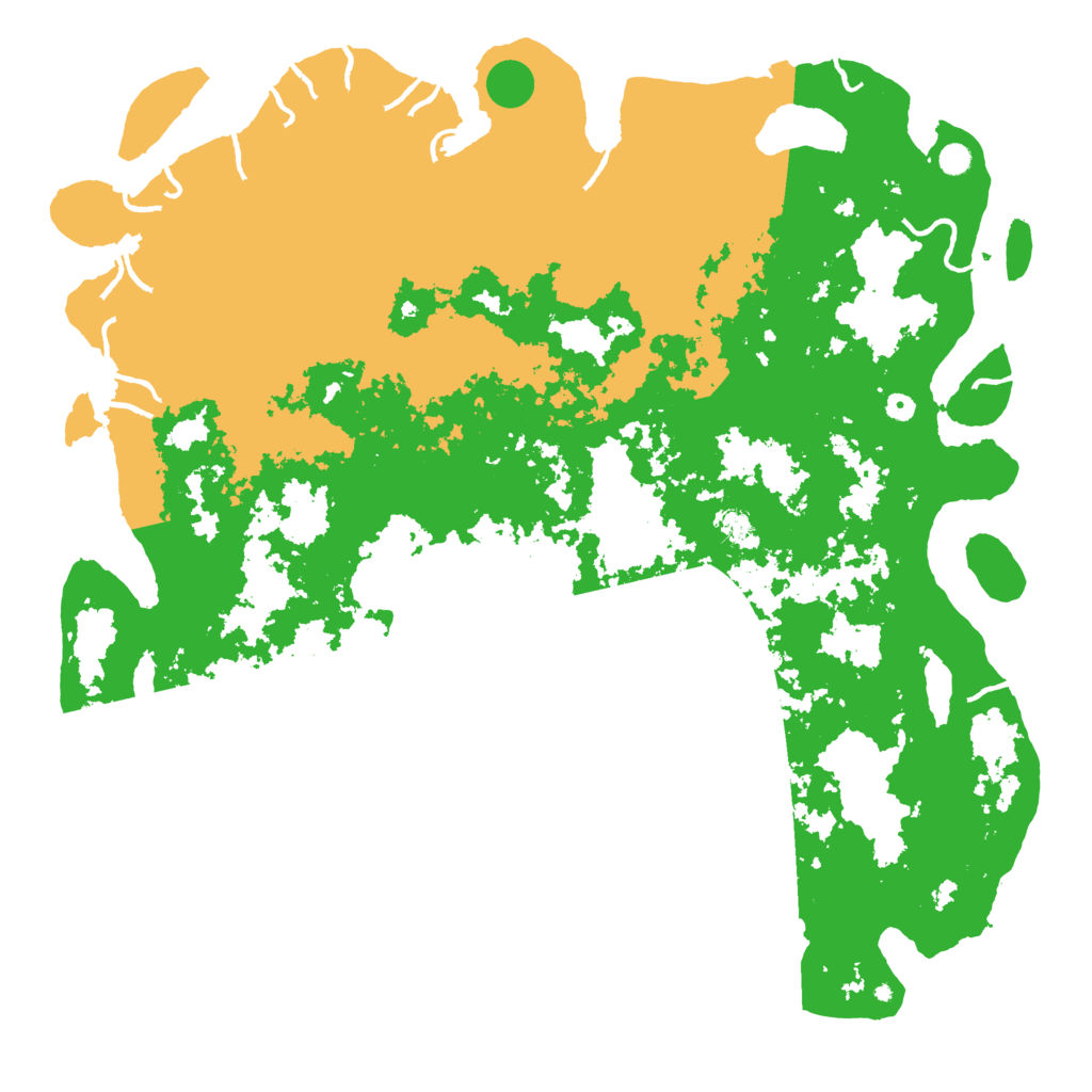 Biome Rust Map: Procedural Map, Size: 6000, Seed: 1342353593