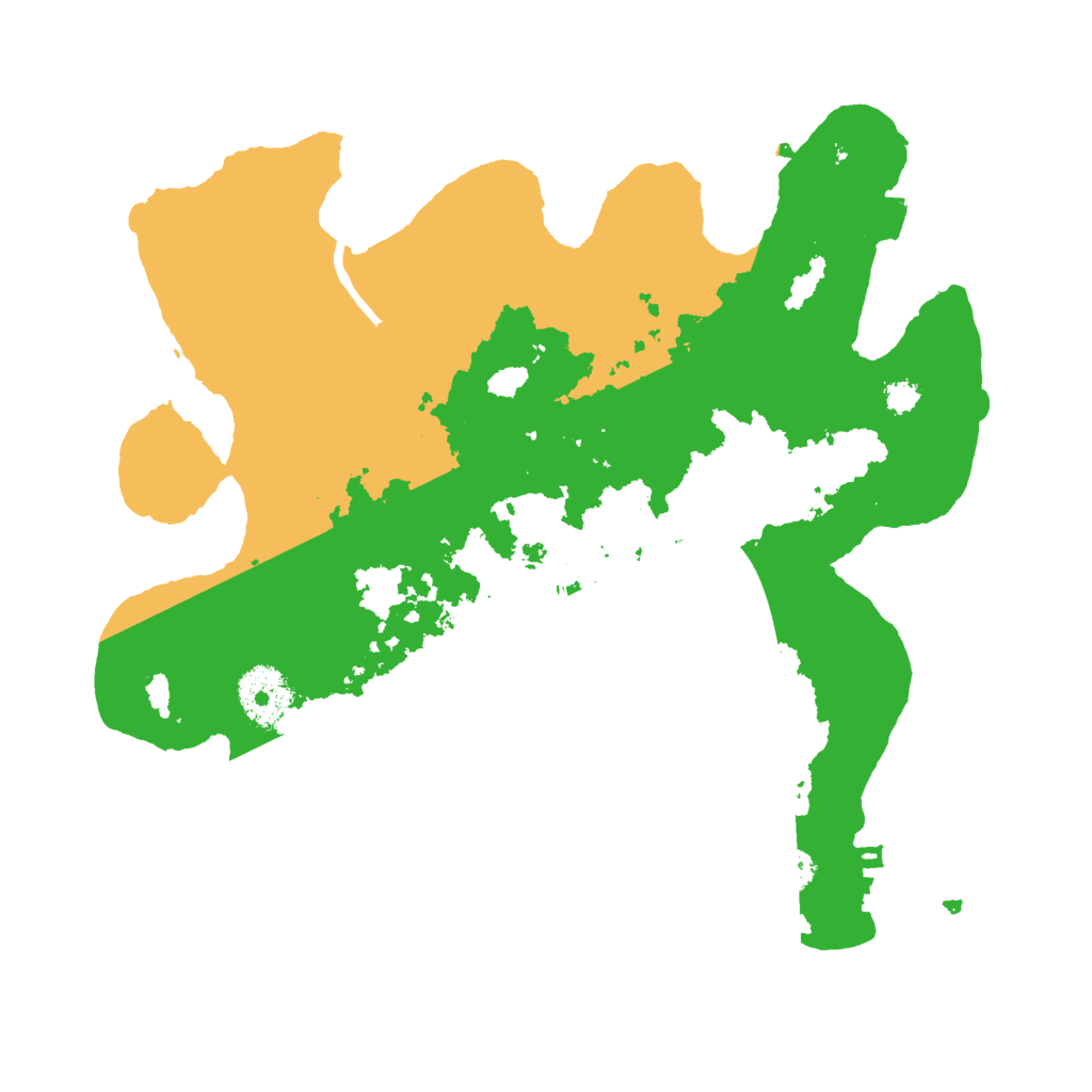 Biome Rust Map: Procedural Map, Size: 3000, Seed: 345349189
