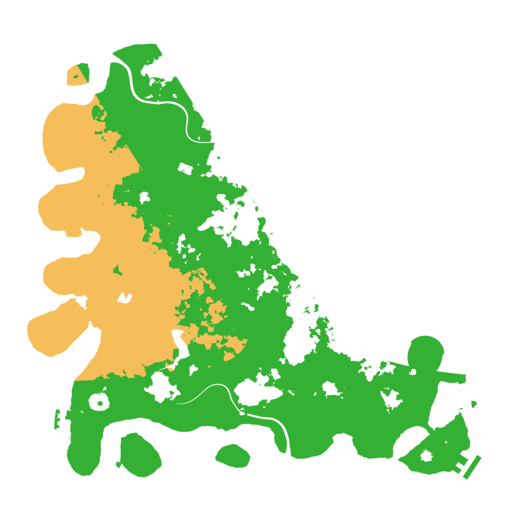 Biome Rust Map: Procedural Map, Size: 4000, Seed: 1243086848
