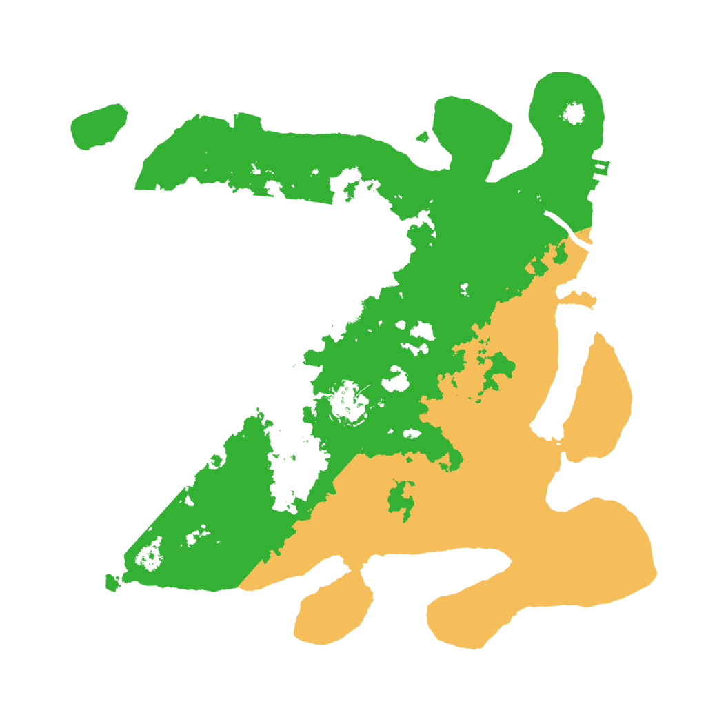 Biome Rust Map: Procedural Map, Size: 3000, Seed: 2835674