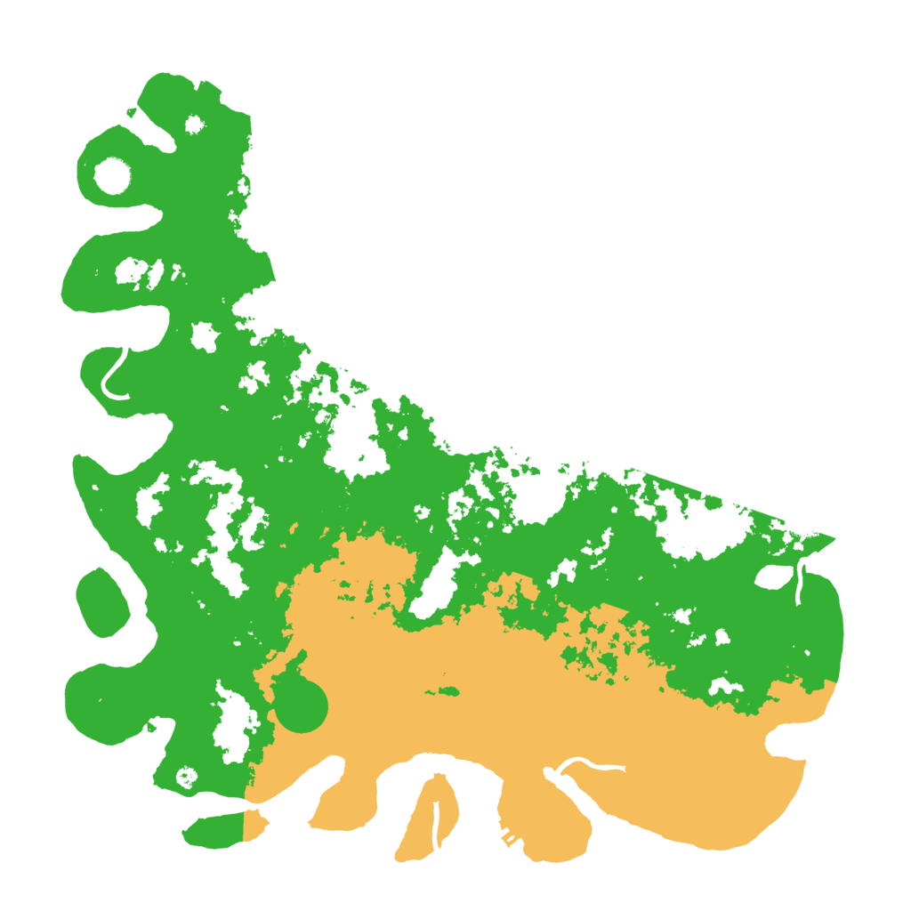 Biome Rust Map: Procedural Map, Size: 4500, Seed: 1074662811