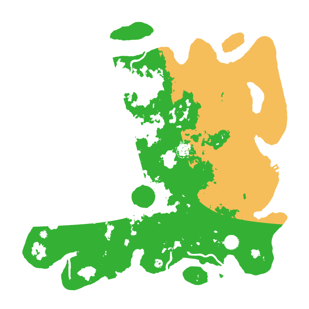 Biome Rust Map: Procedural Map, Size: 3700, Seed: 780194897