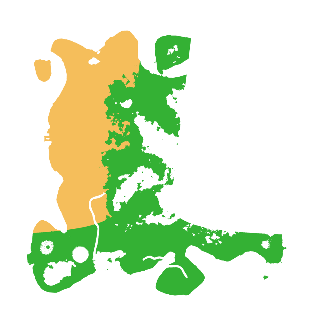 Biome Rust Map: Procedural Map, Size: 3500, Seed: 3610812