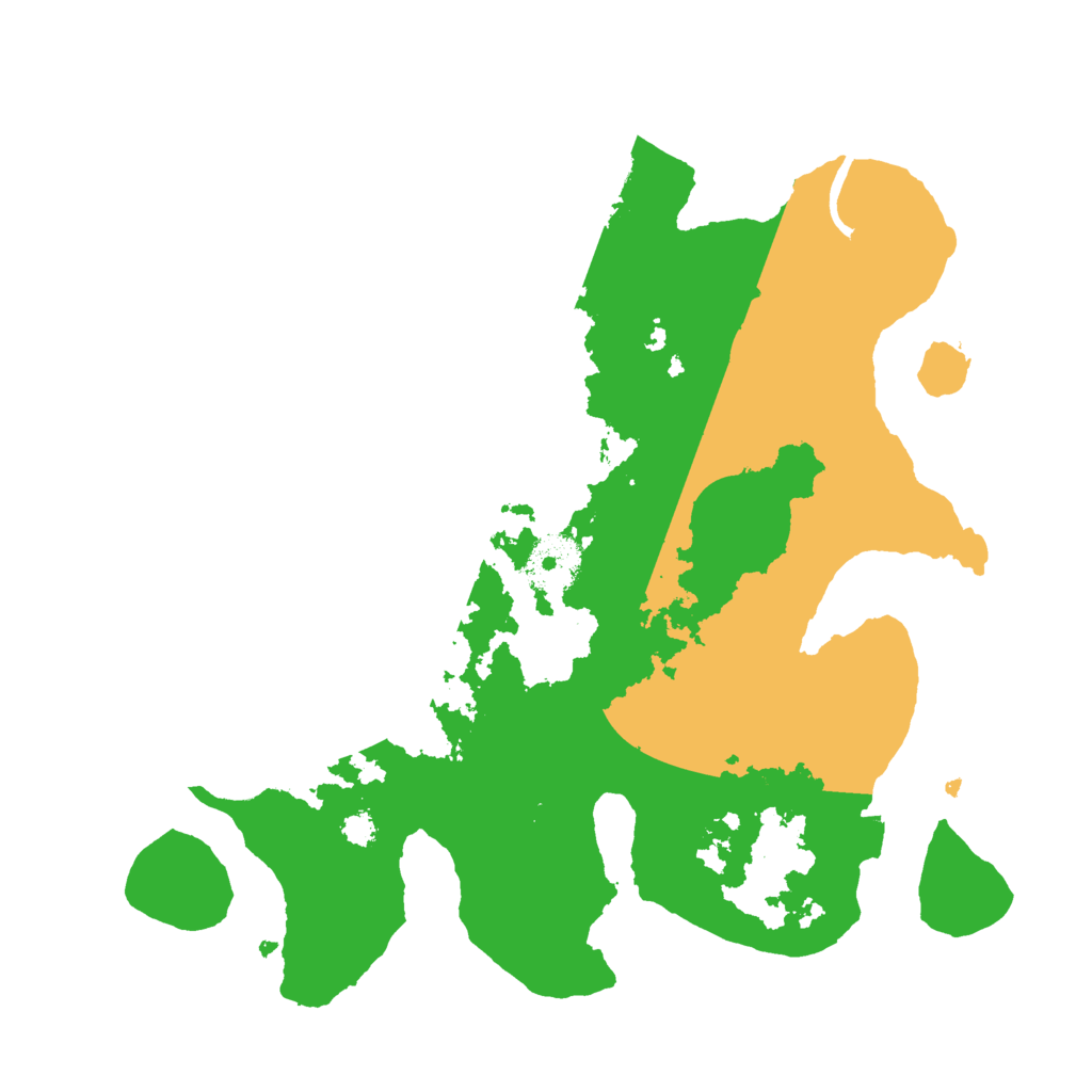 Biome Rust Map: Procedural Map, Size: 3000, Seed: 15219