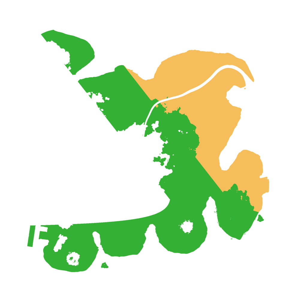 Biome Rust Map: Procedural Map, Size: 2300, Seed: 119