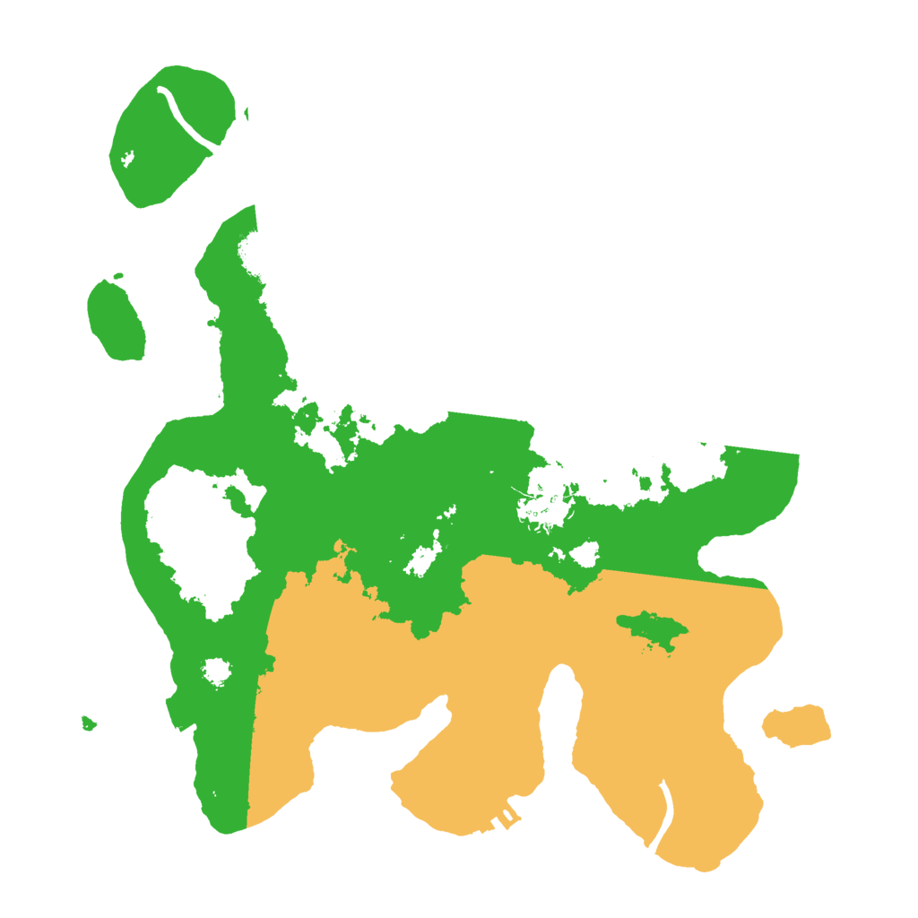 Biome Rust Map: Procedural Map, Size: 3000, Seed: 7961240