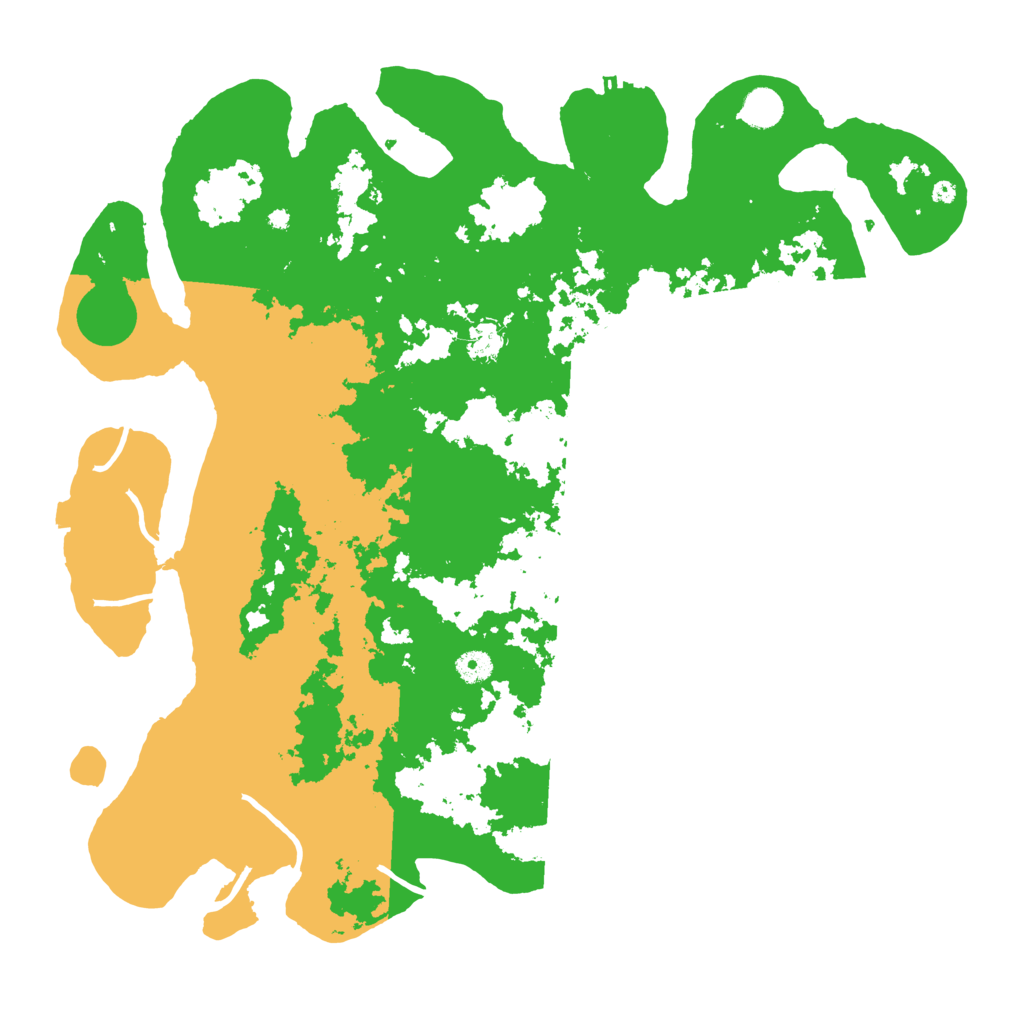 Biome Rust Map: Procedural Map, Size: 4500, Seed: 540110111
