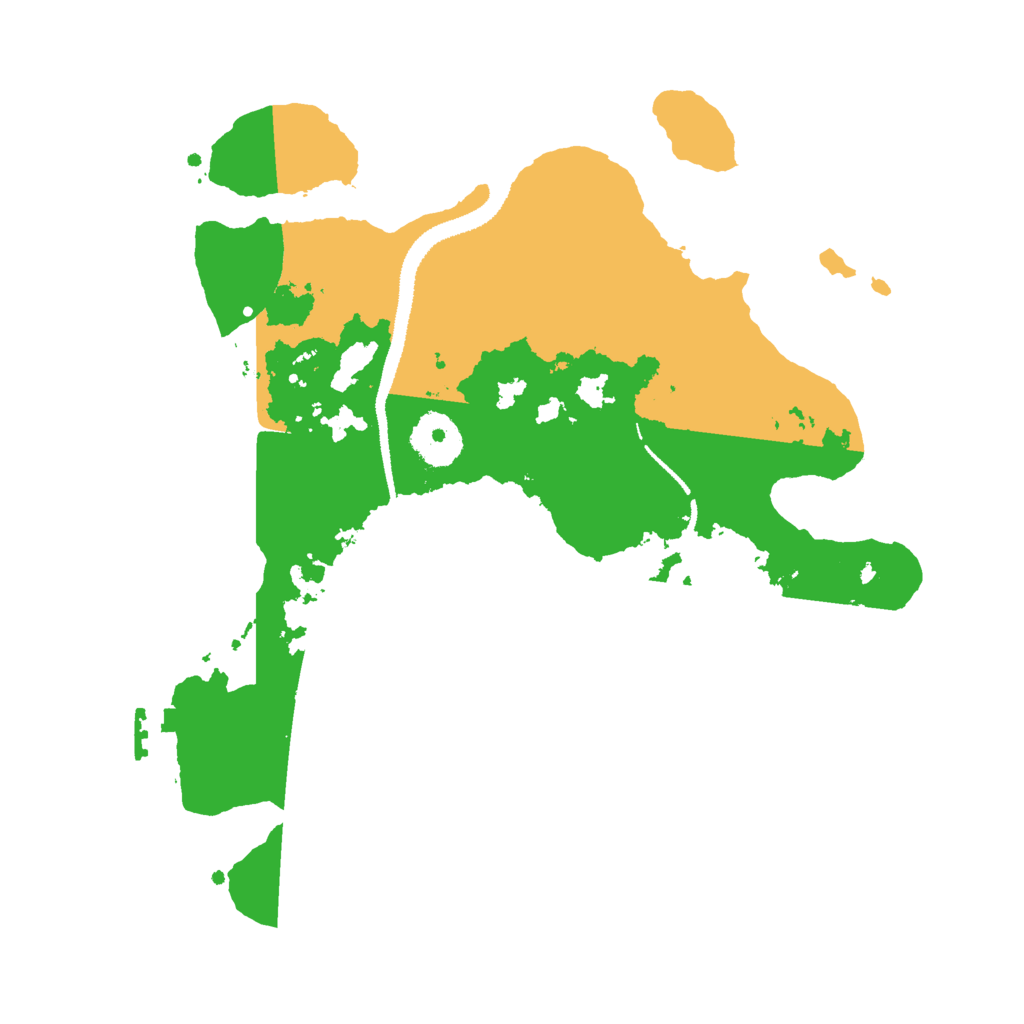 Biome Rust Map: Procedural Map, Size: 3000, Seed: 1171180597
