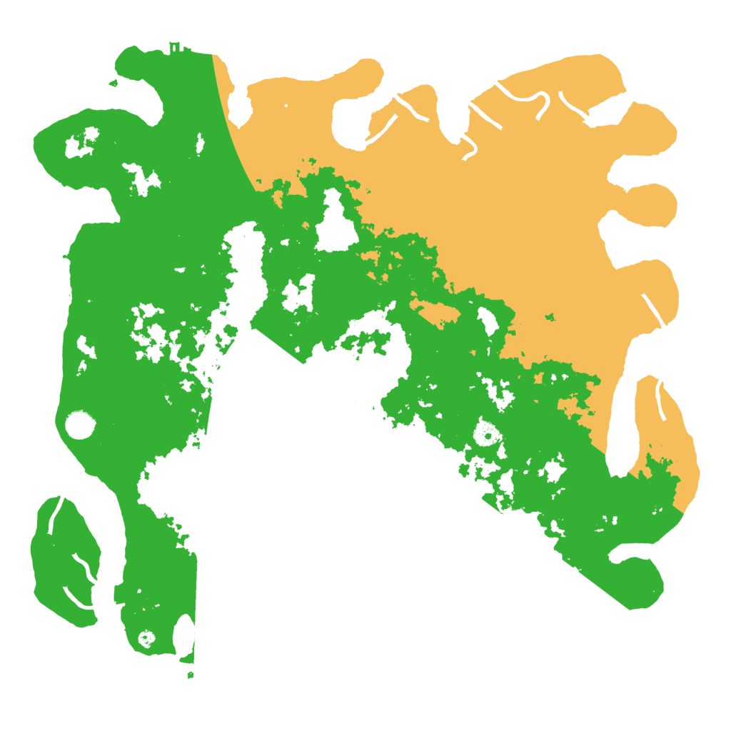 Biome Rust Map: Procedural Map, Size: 4500, Seed: 77769420