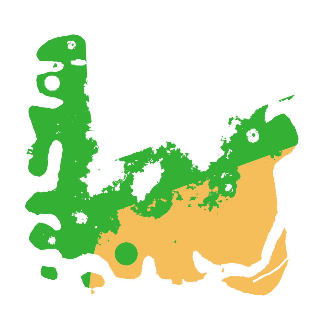 Biome Rust Map: Procedural Map, Size: 3700, Seed: 1209862844
