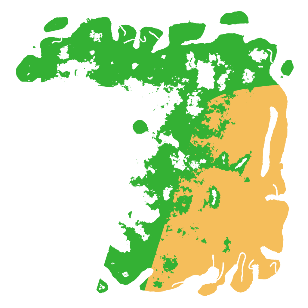 Biome Rust Map: Procedural Map, Size: 6000, Seed: 19720524