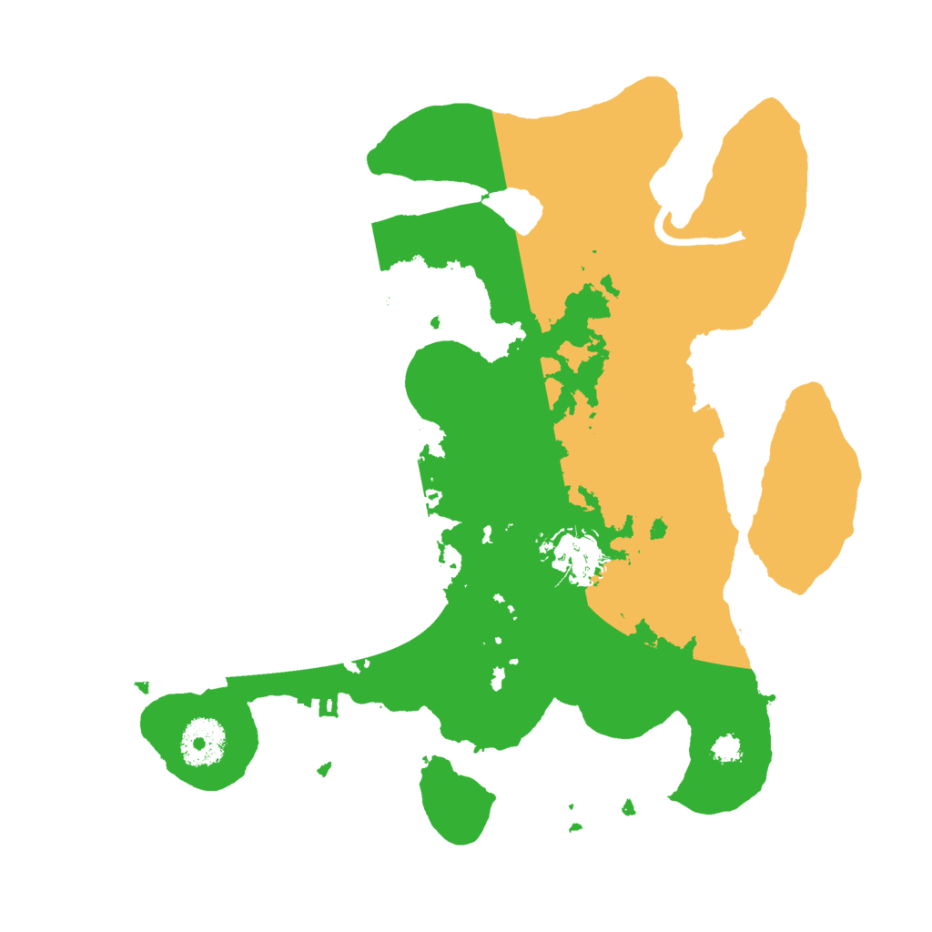 Biome Rust Map: Procedural Map, Size: 3000, Seed: 939923000