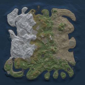 Thumbnail Rust Map: Procedural Map, Size: 4000, Seed: 22400, 18 Monuments