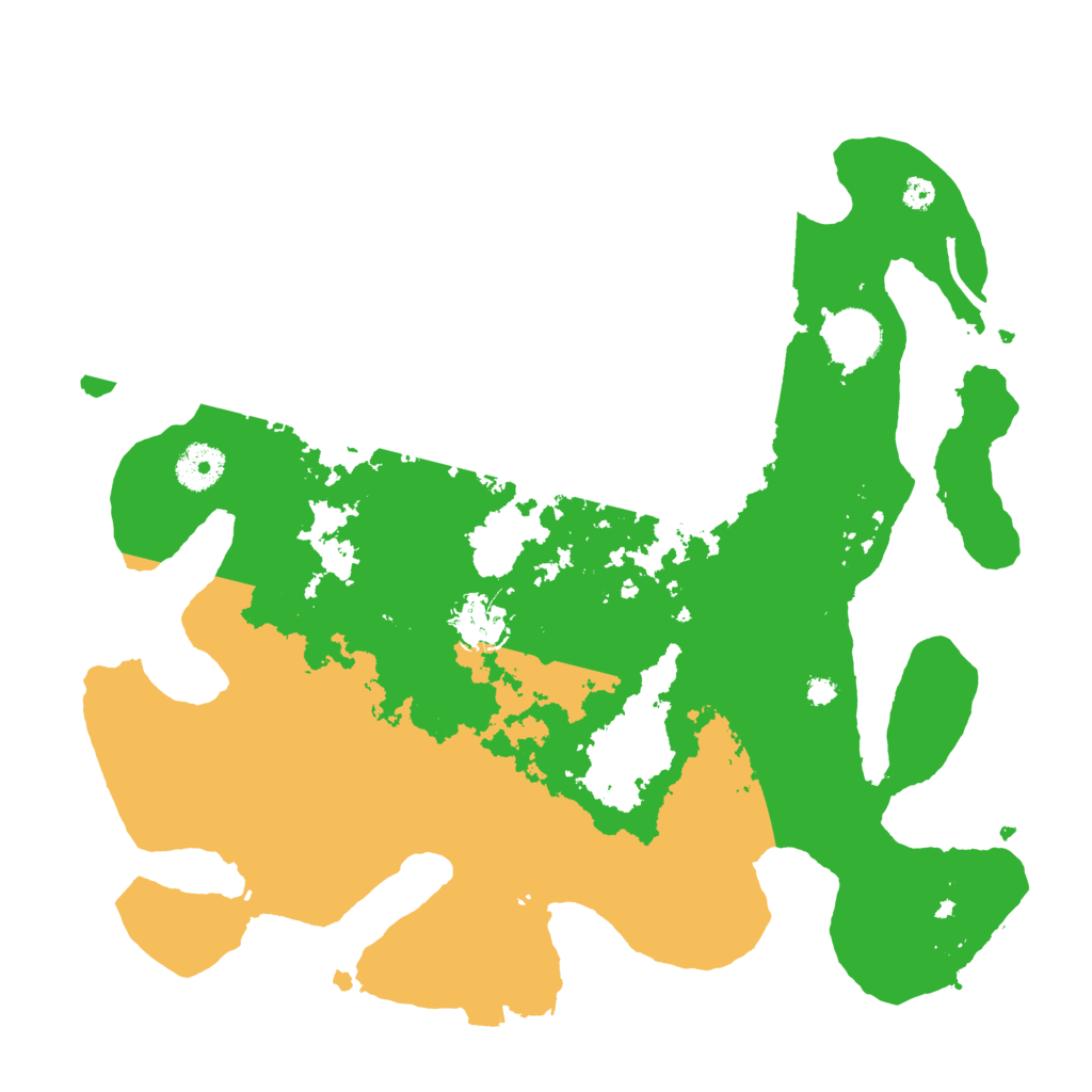 Biome Rust Map: Procedural Map, Size: 3500, Seed: 643053133